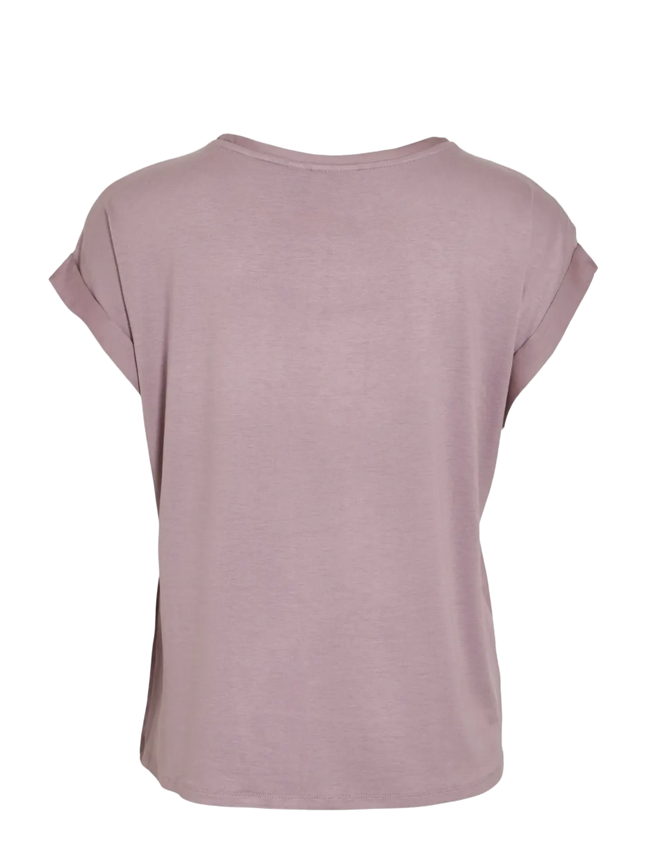 Vila - VIELLETTE S/S SATIN TOP - NOOS - kortærmede bluser - toadstool - 2