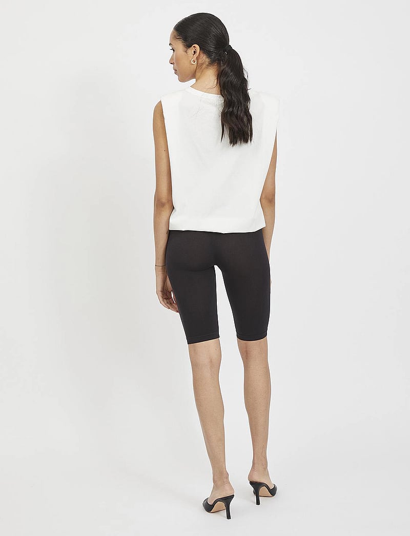 Vila - VISEAM SHORTS - NOOS - ratturipüksid - black - 3