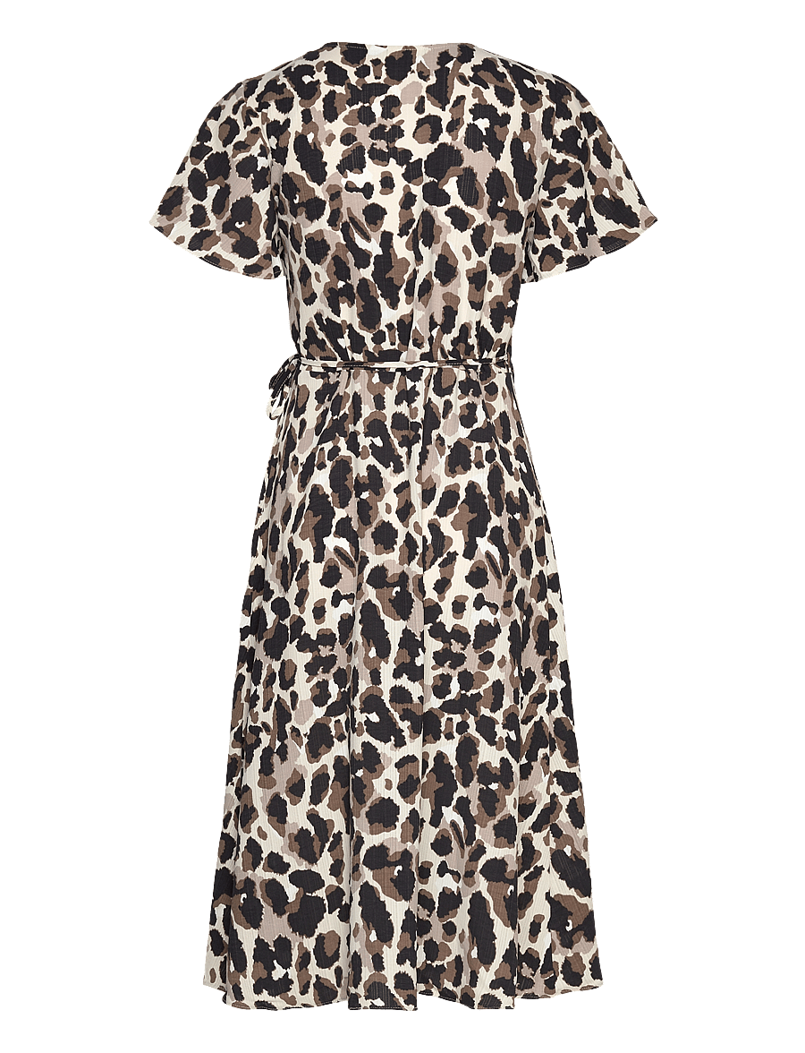 Vila - VILOVIE S/S WRAP MIDI DRESS - NOOS - konfirmation - birch - 2