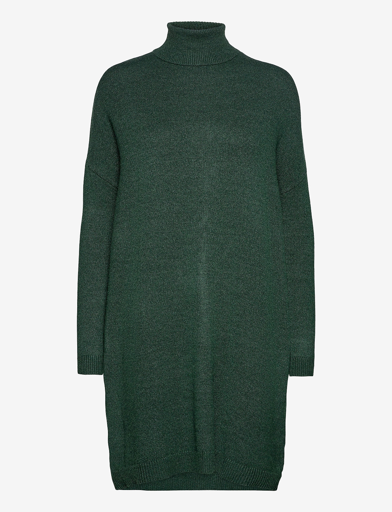 Vila - VIRIL ROLLNECK L/S KNIT TUNIC - - pine grove - 0