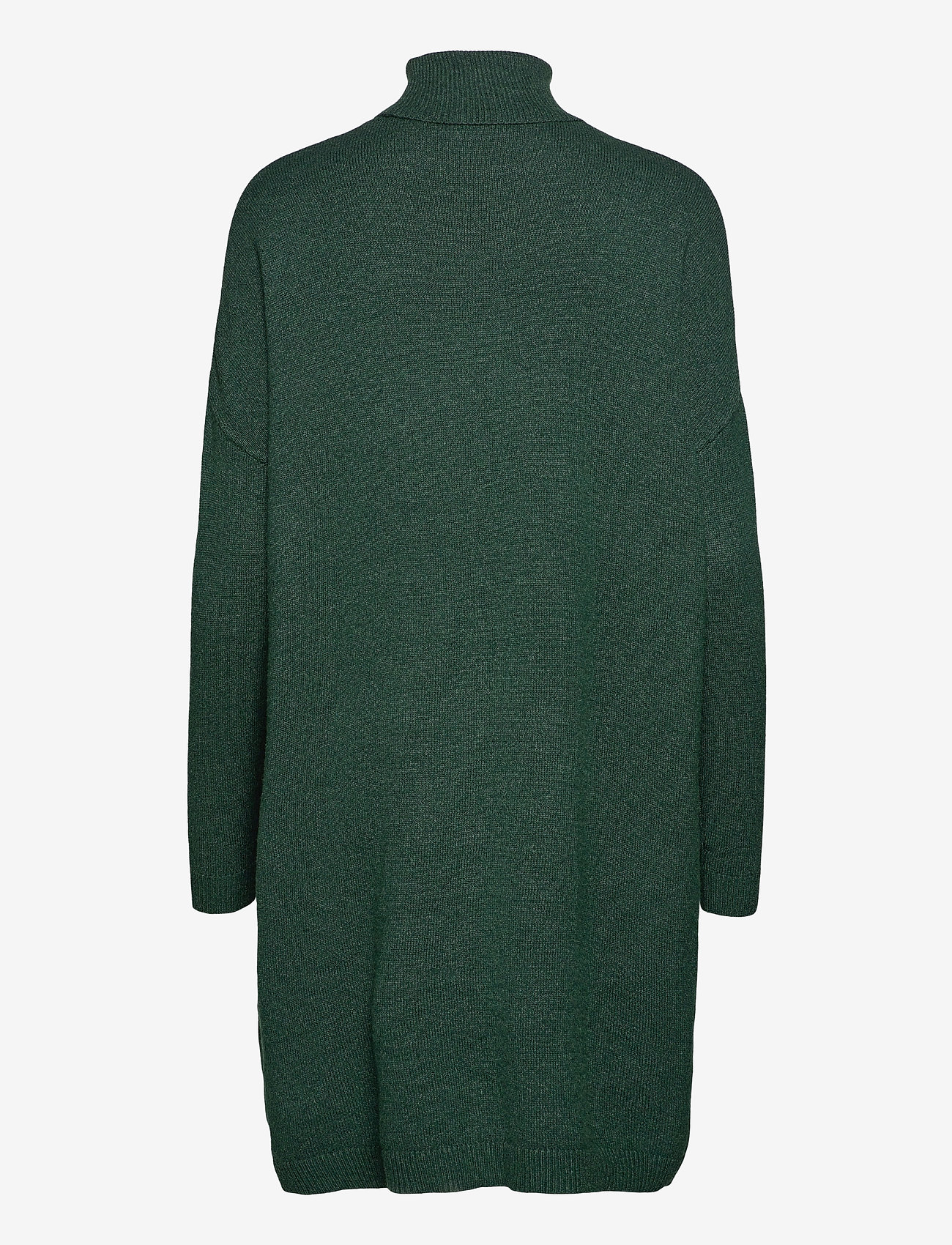 Vila - VIRIL ROLLNECK L/S KNIT TUNIC - - pine grove - 1