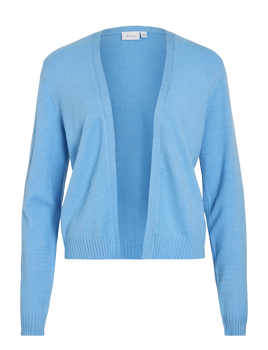 Vila - VIRIL SHORT L/S KNIT CARDIGAN-NOOS - strickjacken - all aboard - 1