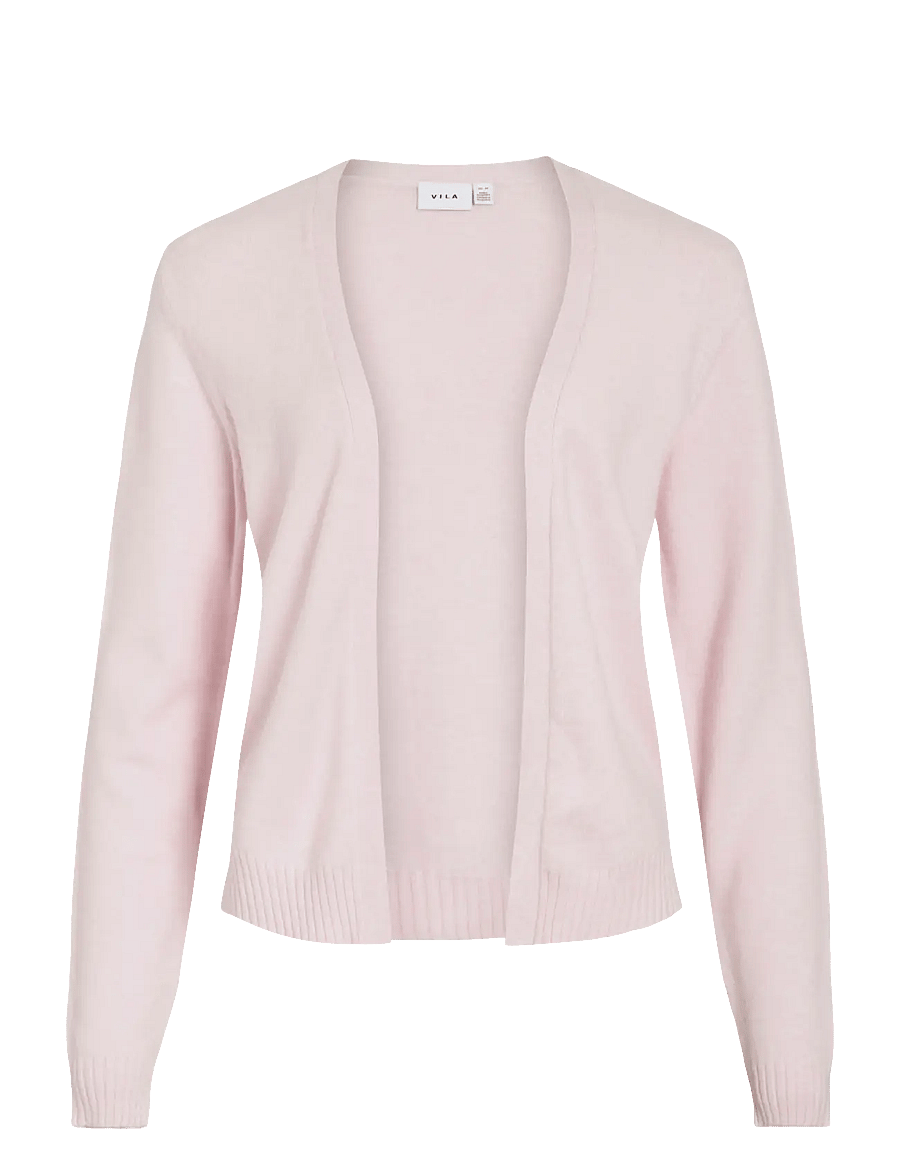 Vila - VIRIL SHORT L/S KNIT CARDIGAN-NOOS - kardiganid - cherry blossom - 1