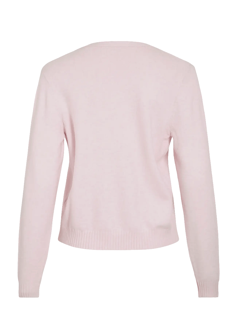 Vila - VIRIL SHORT L/S KNIT CARDIGAN-NOOS - kardiganid - cherry blossom - 2