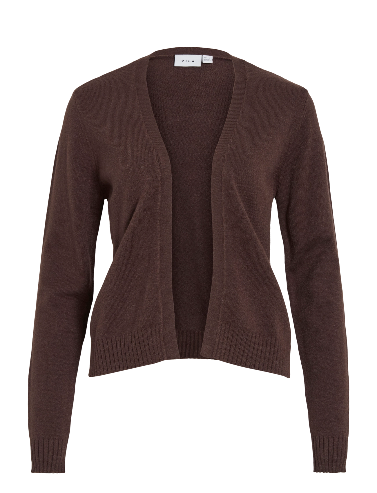 Vila VIRIL SHORT L/S KNIT CARDIGAN-NOOS - Vila - COFFEE BEAN / brown