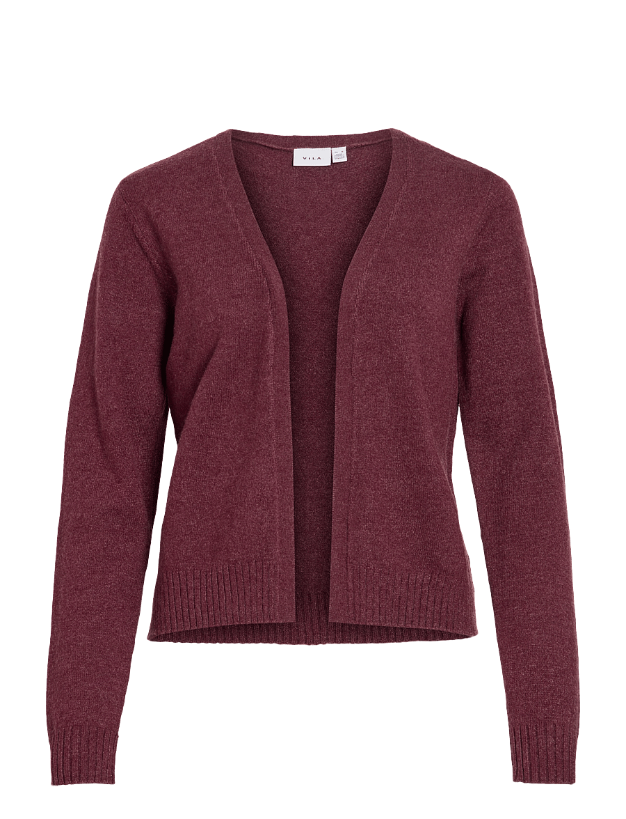 Vila - VIRIL SHORT L/S KNIT CARDIGAN-NOOS - kardiganid - port royale - 1