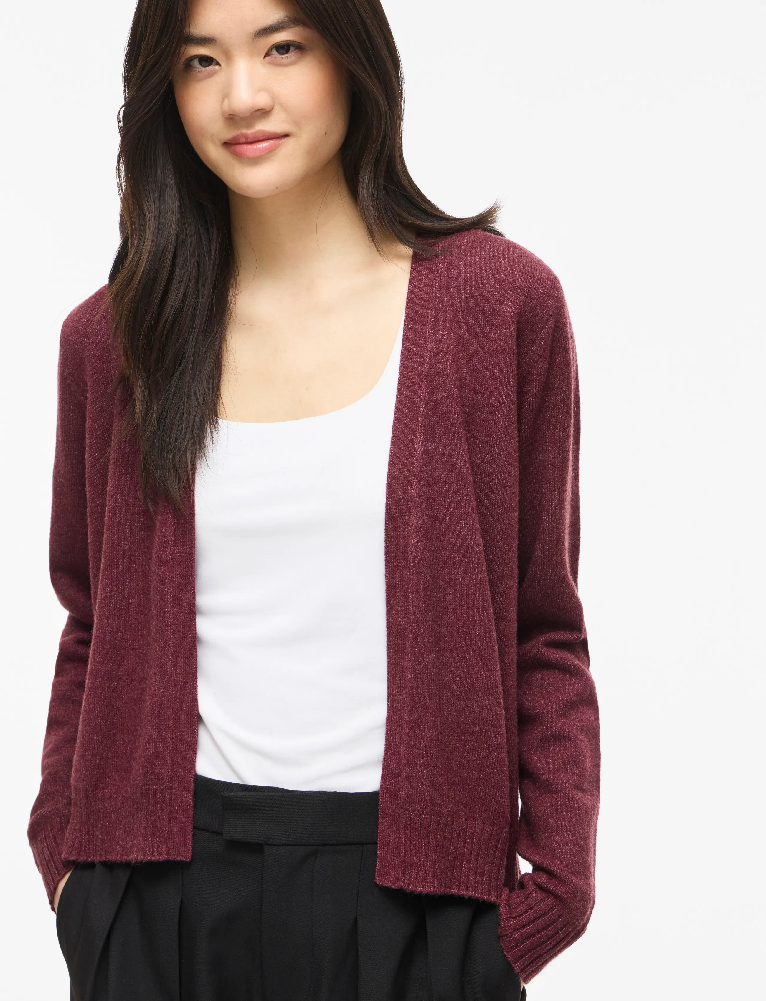 Vila - VIRIL SHORT L/S KNIT CARDIGAN-NOOS - kardiganid - port royale - 5