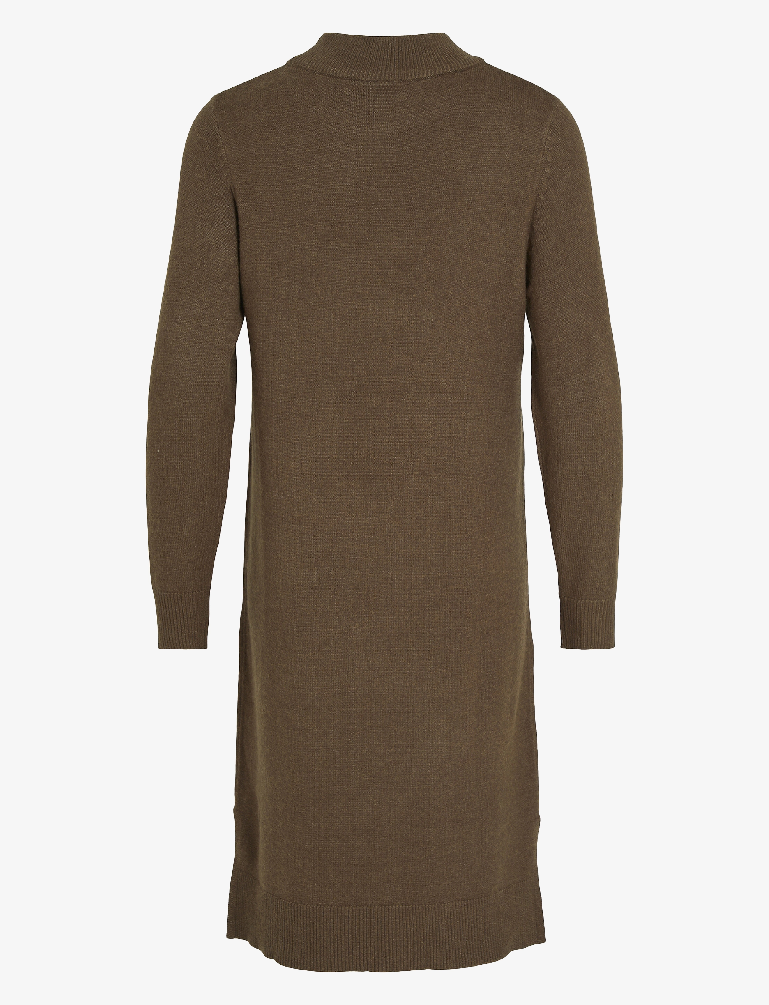 Vila - VIRIL CREW NECK L/S MIDI DRESS - NOOS - laveste priser - crocodile - 2