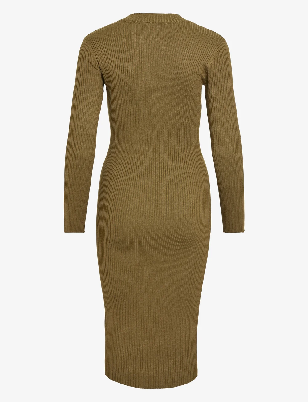 Vila - VIKNITTA KNIT L/S DRESS/KA - neulemekot - gothic olive - 1