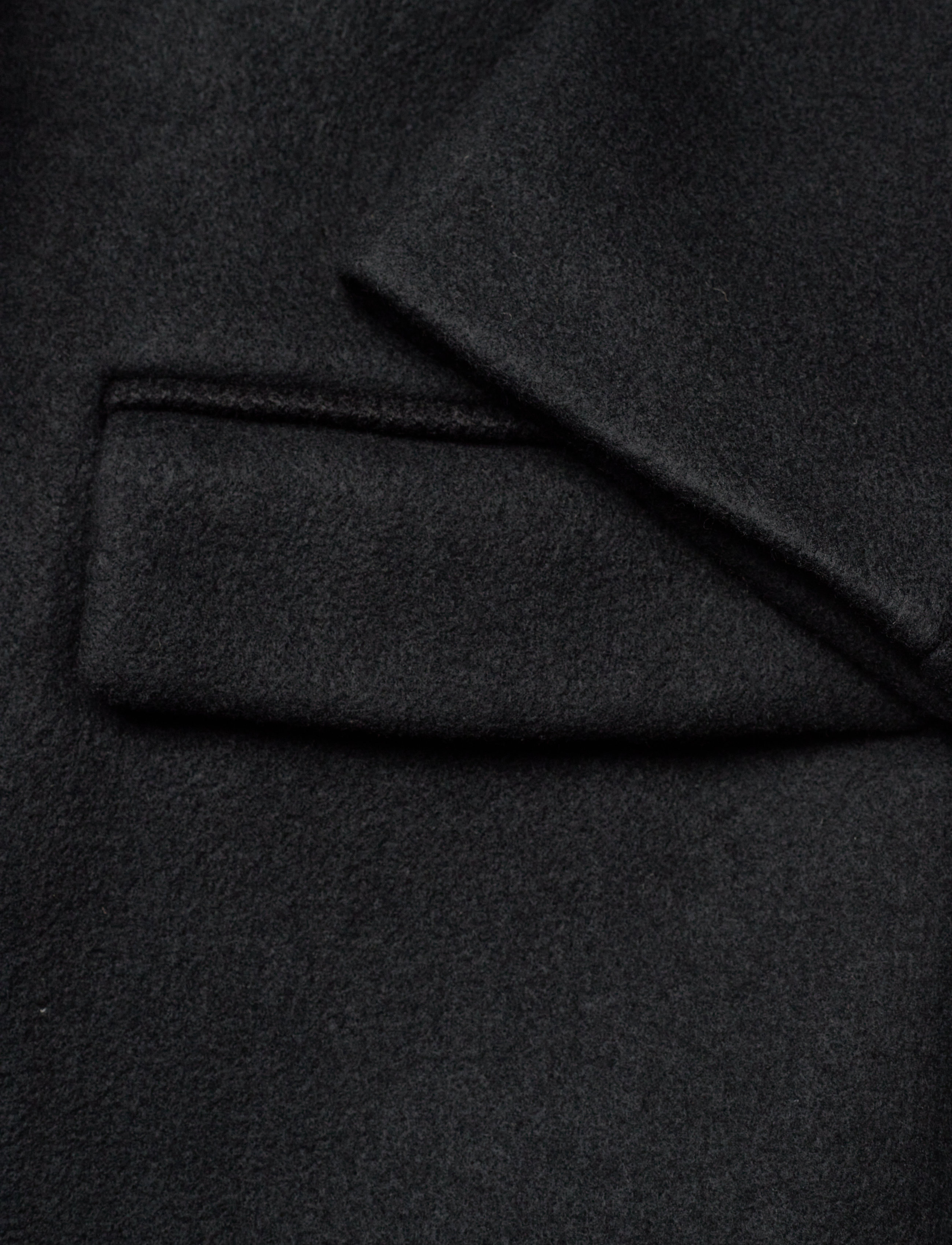 Vila - VICALLEE WOOL COAT/SU - black - 3