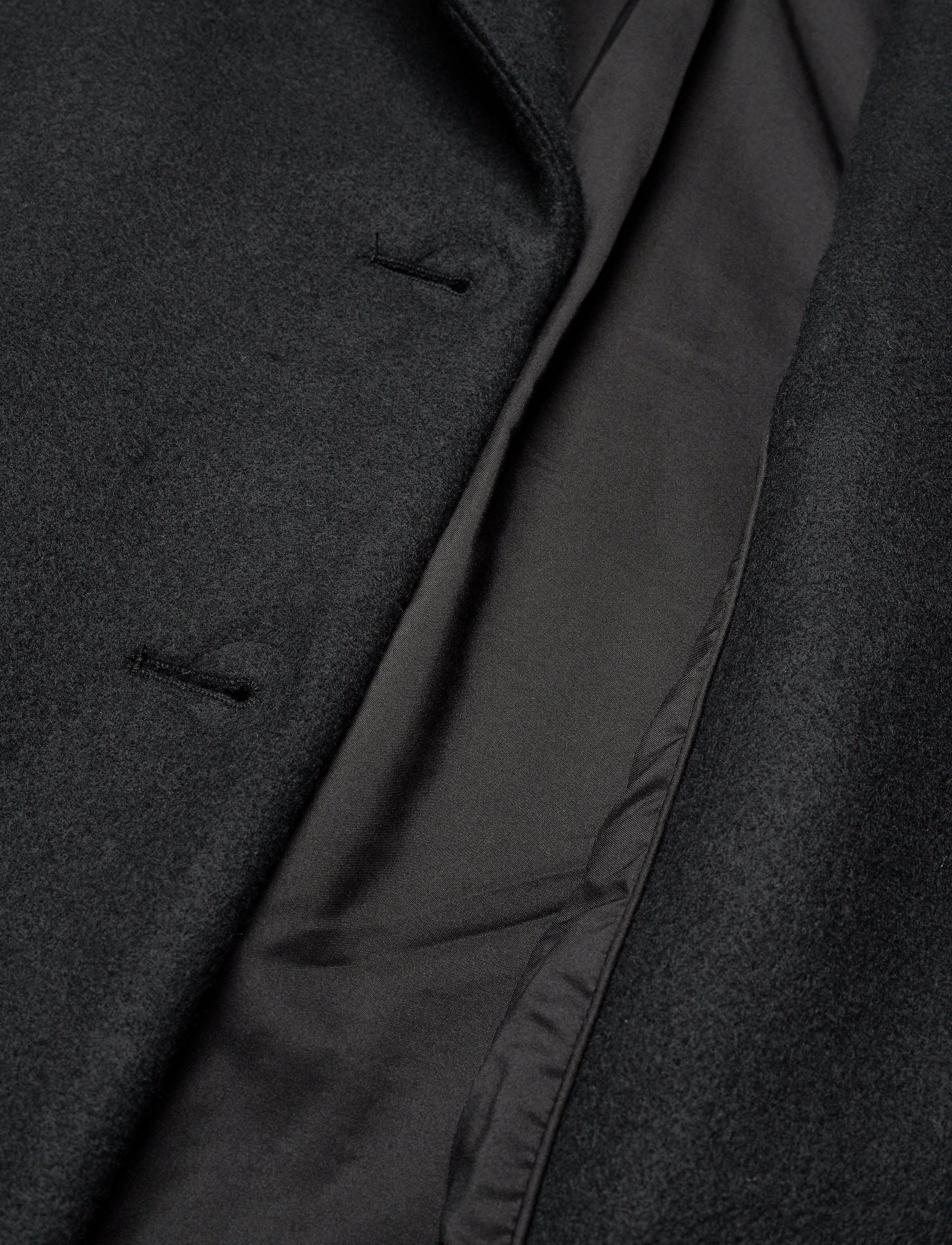 Vila - VICALLEE WOOL COAT/SU - black - 4