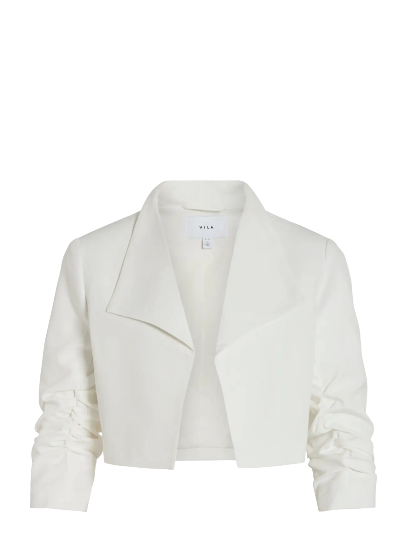 Vila VIHER BIN CROPPED BLAZER - NOOS - Vila - CLOUD DANCER / cream