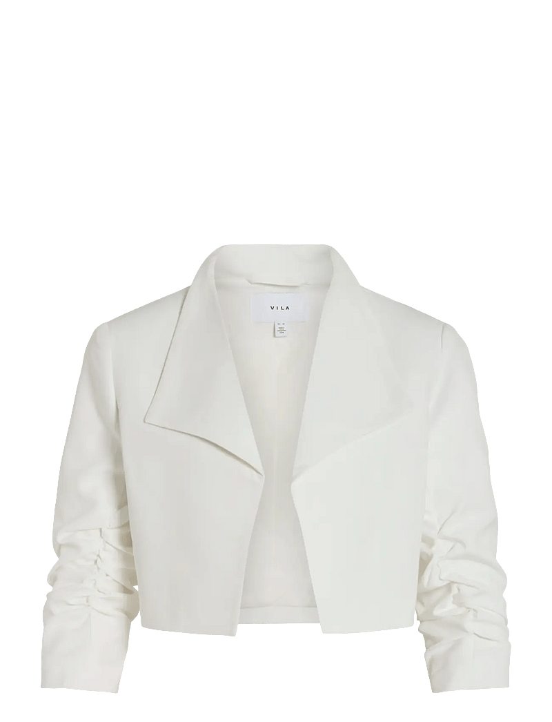 Vila - VIHER BIN CROPPED BLAZER - NOOS - cropped-blazer - cloud dancer - 1