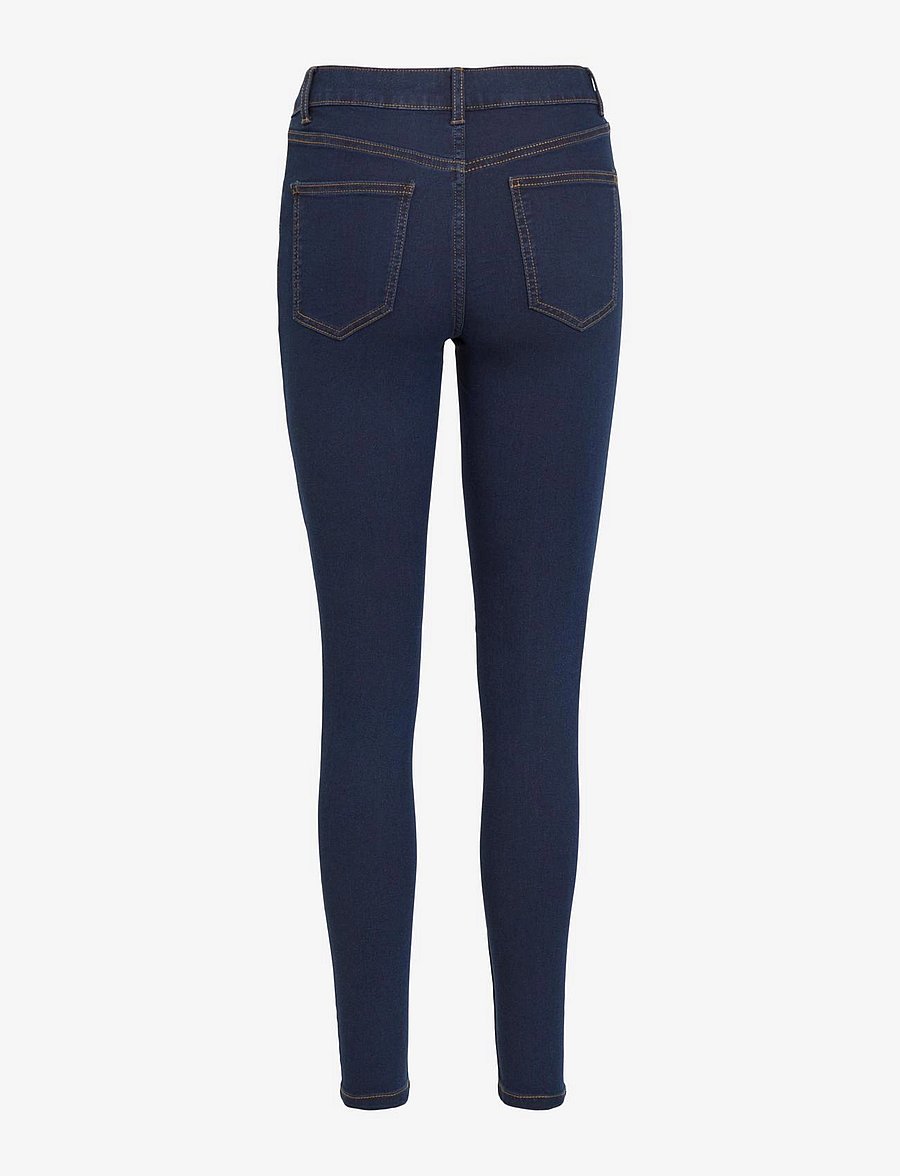 Vila - VIJEGGY ANA RW JEGGING DBD - NOOS - dark blue denim - 2