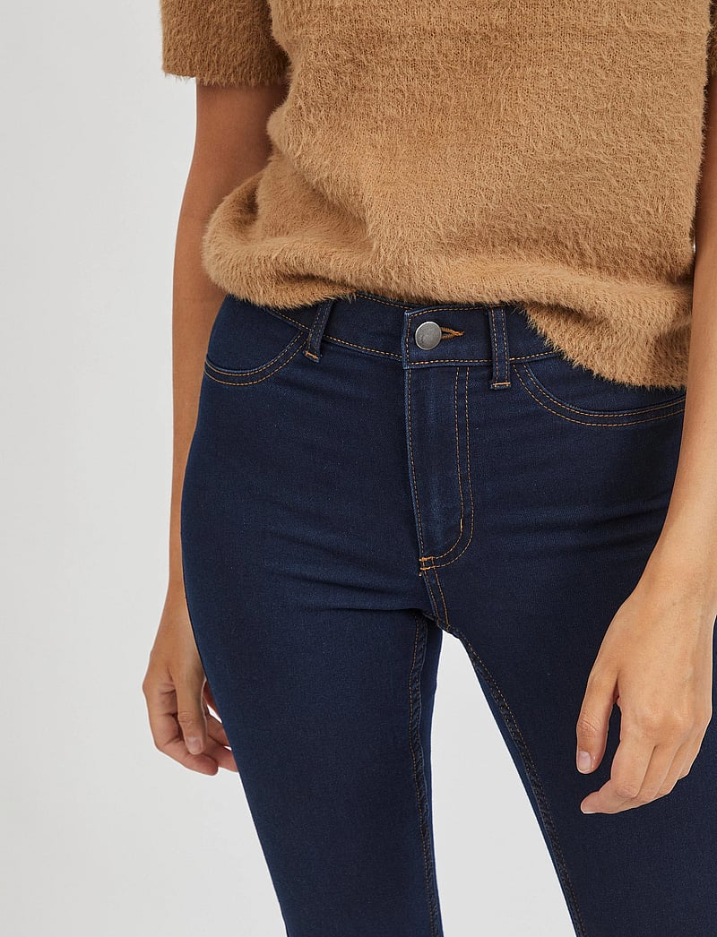 Vila - VIJEGGY ANA RW JEGGING DBD - NOOS - dark blue denim - 5