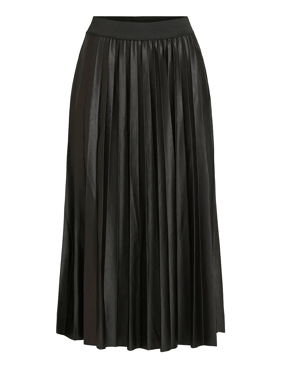 Vila - VINITBAN SKIRT - NOOS - faltenröcke - black - 1