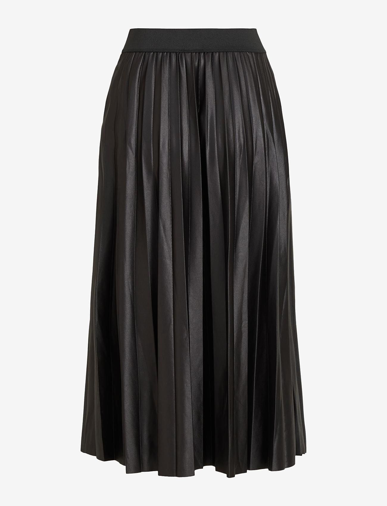 Vila - VINITBAN SKIRT - NOOS - plisserade kjolar - black - 1