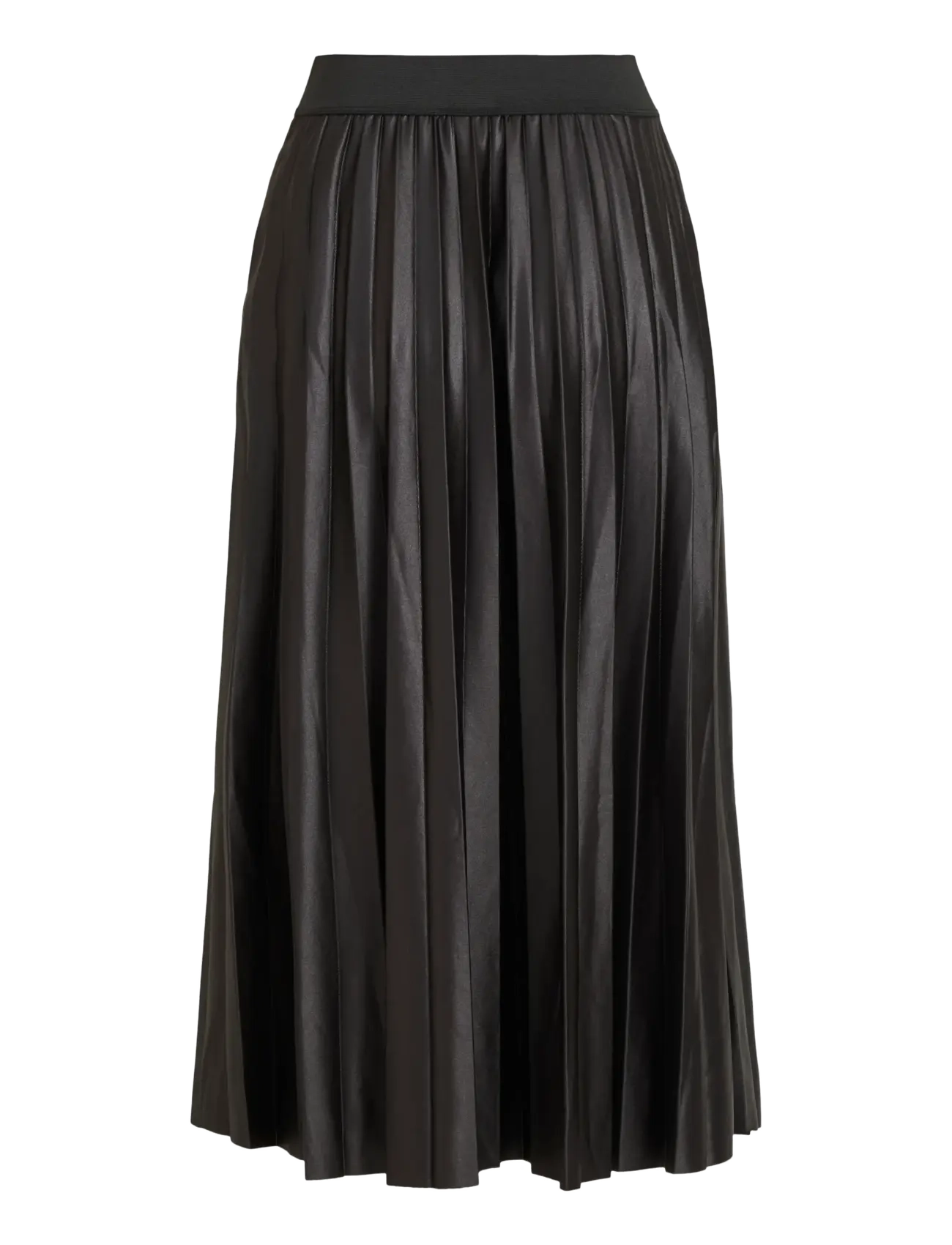 Vila - VINITBAN SKIRT - NOOS - plíseruð pils - black - 2