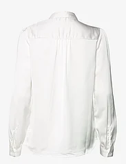 Vila - VIELLETTE SATIN L/S SHIRT - NOOS - long-sleeved shirts - snow white - 1