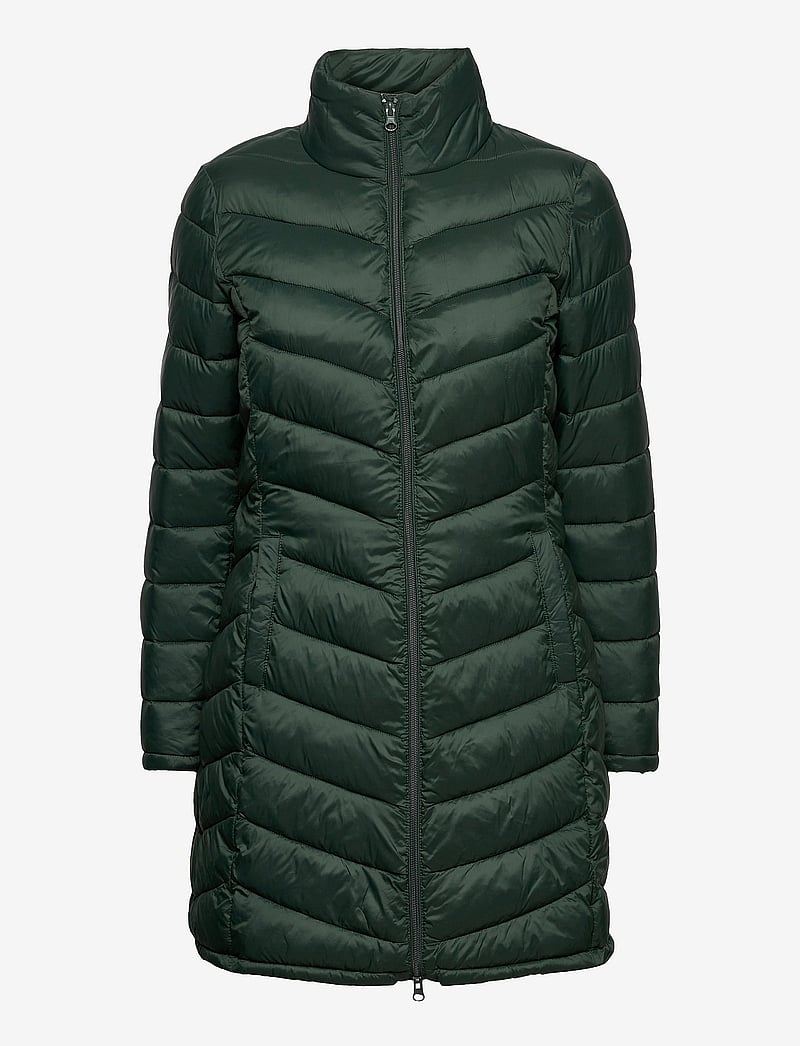 Vila - VISIBIRIA NEW LONG JACKET/PB - darkest spruce - 1