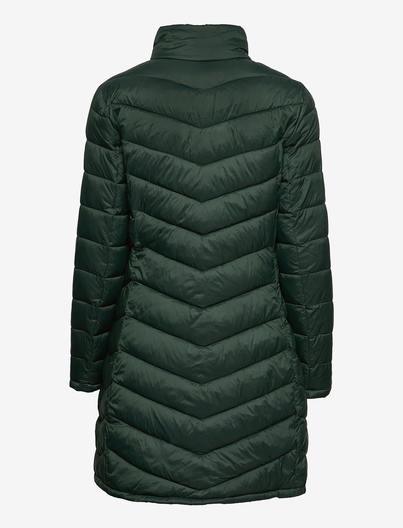 Vila - VISIBIRIA NEW LONG JACKET/PB - sulejoped ja voodriga joped - darkest spruce - 1