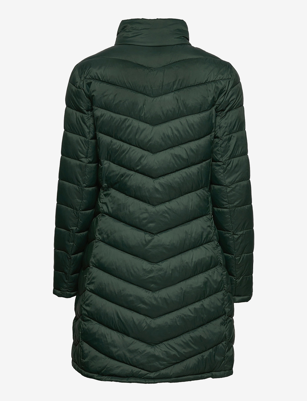 Vila - VISIBIRIA NEW LONG JACKET/PB - winter jackets - darkest spruce - 1