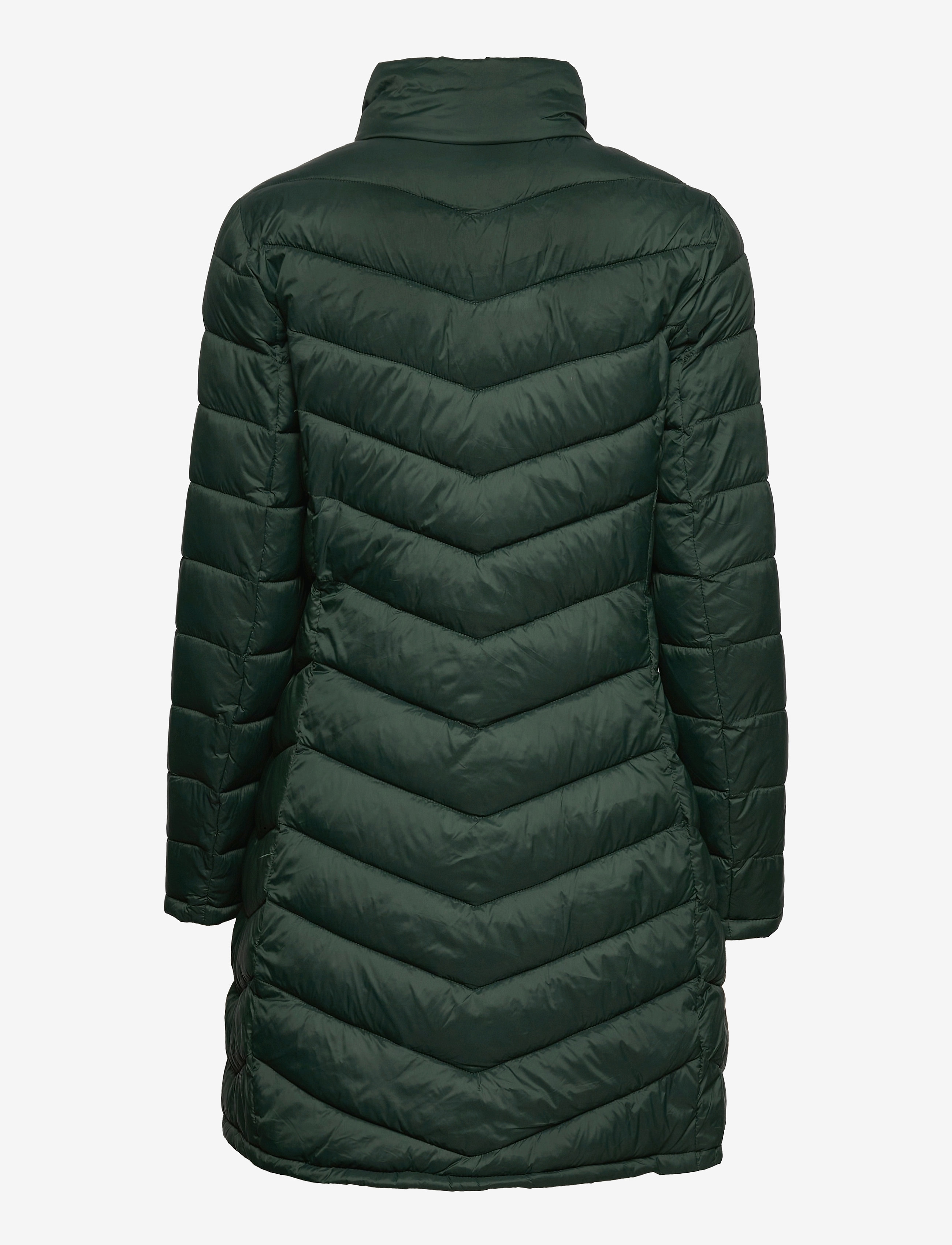 Vila - VISIBIRIA NEW LONG JACKET/PB - down- & padded jackets - darkest spruce - 2