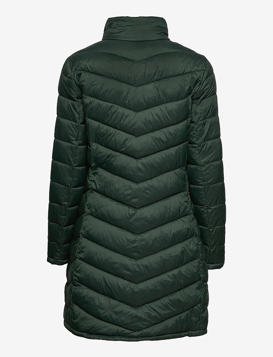 Vila - VISIBIRIA NEW LONG JACKET/PB - darkest spruce - 2
