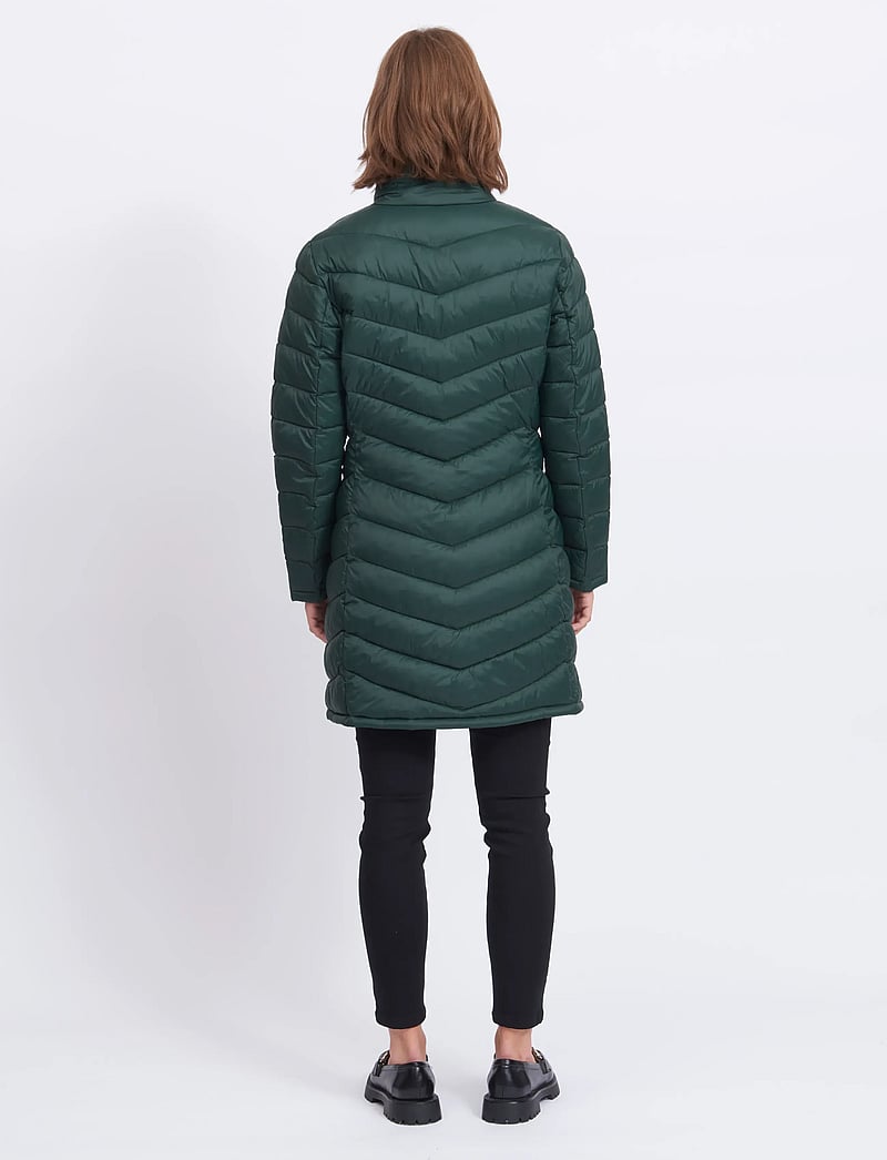 Vila - VISIBIRIA NEW LONG JACKET/PB - darkest spruce - 3