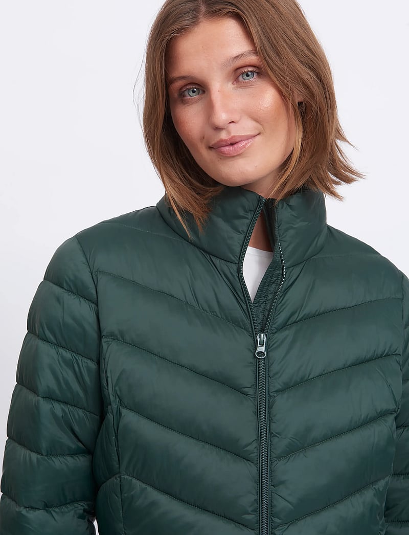 Vila - VISIBIRIA NEW LONG JACKET/PB - darkest spruce - 5