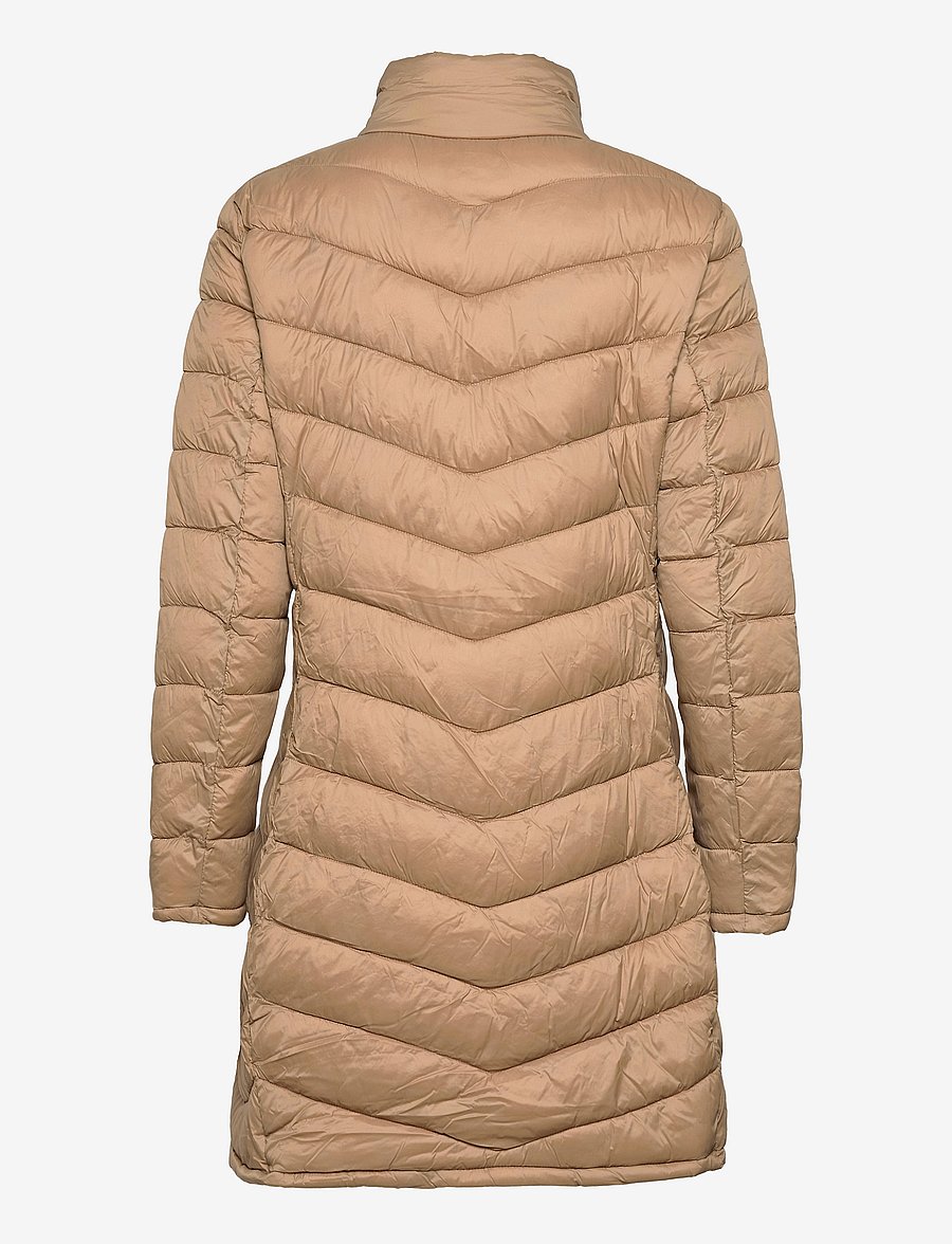 Vila - VISIBIRIA NEW LONG JACKET/PB - pūkinės ir paminkštintosios striukės - tigers eye - 2