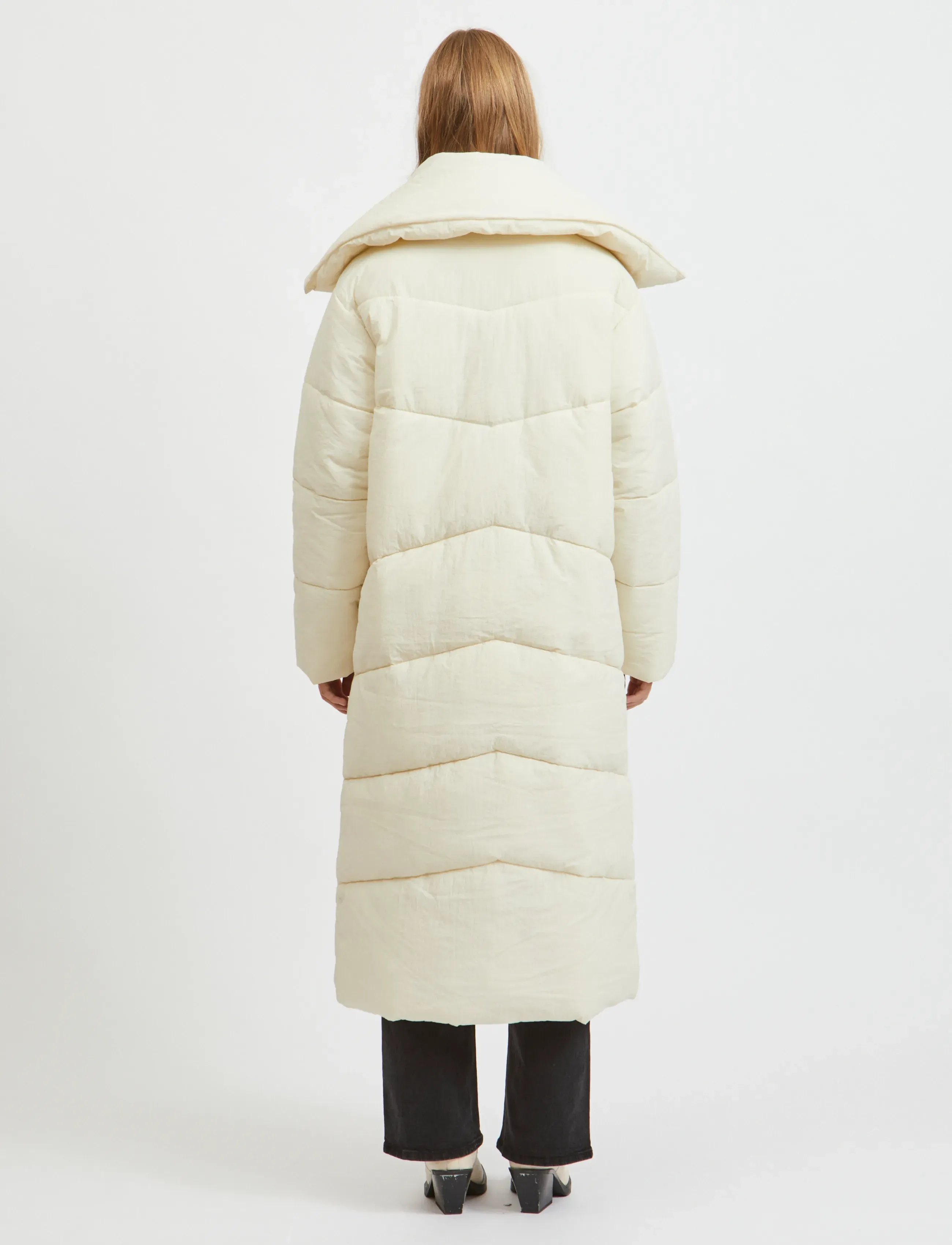 Vila - VILOUISA PADDED COAT/PB - dunjakker - birch - 3