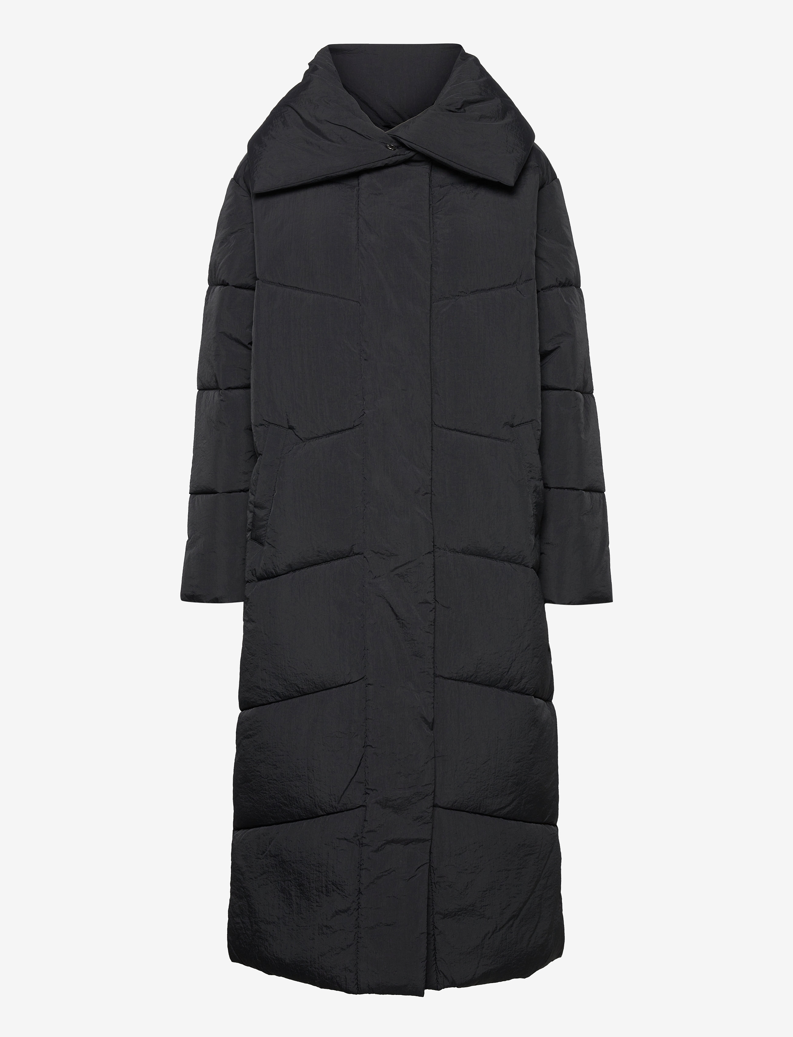 VILOUISA PADDED COAT/PB - BLACK