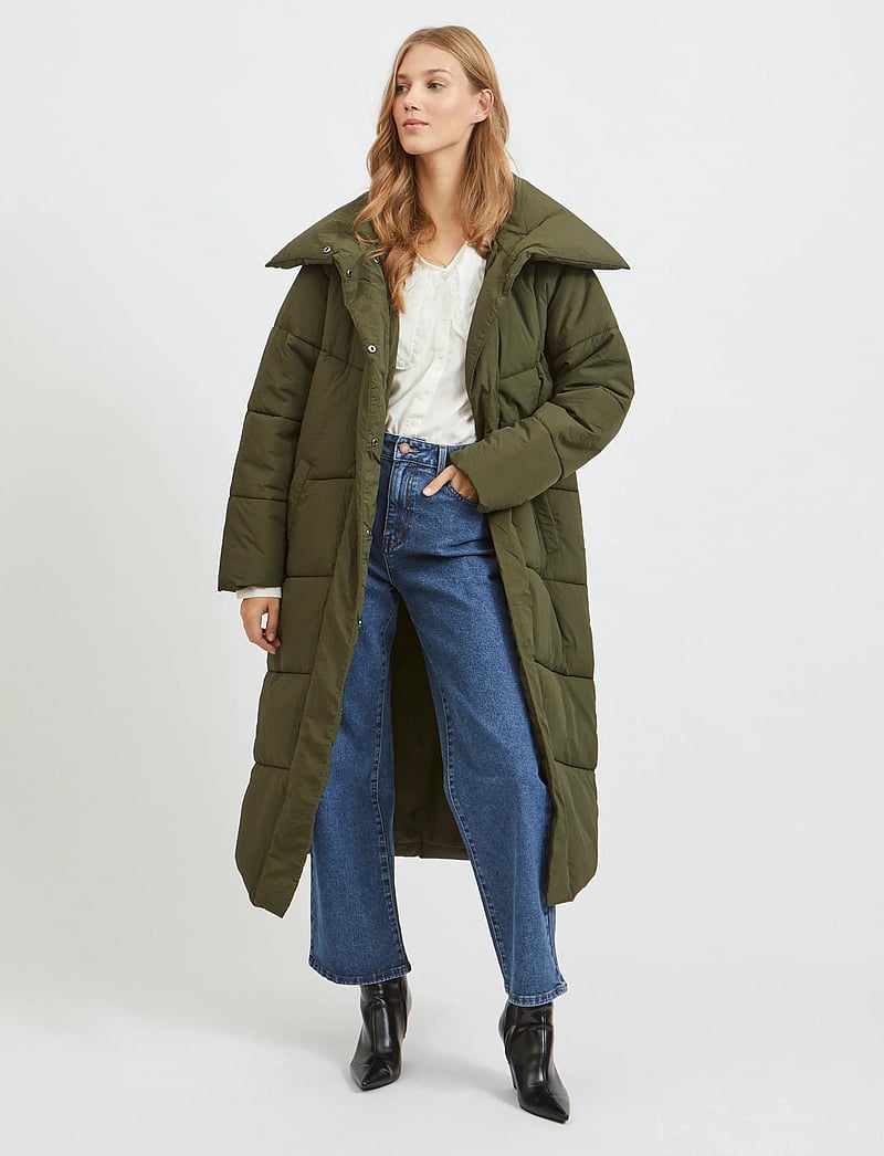 Vila longline trench coat in beige | ASOS Vila longline trench coat in beige | ASOS