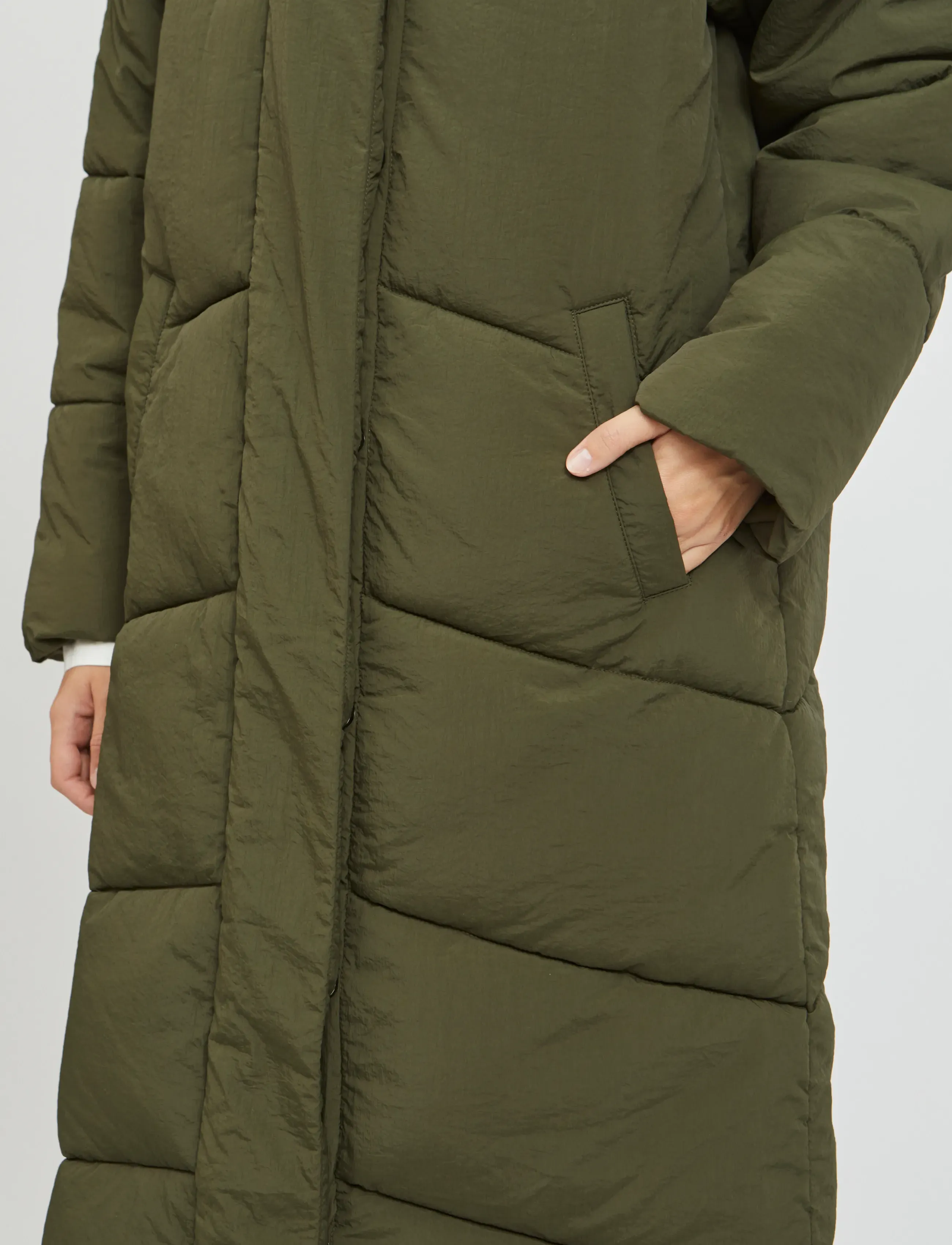 Vila - VILOUISA PADDED COAT/PB - dun- & vadderade jackor - forest night - 5