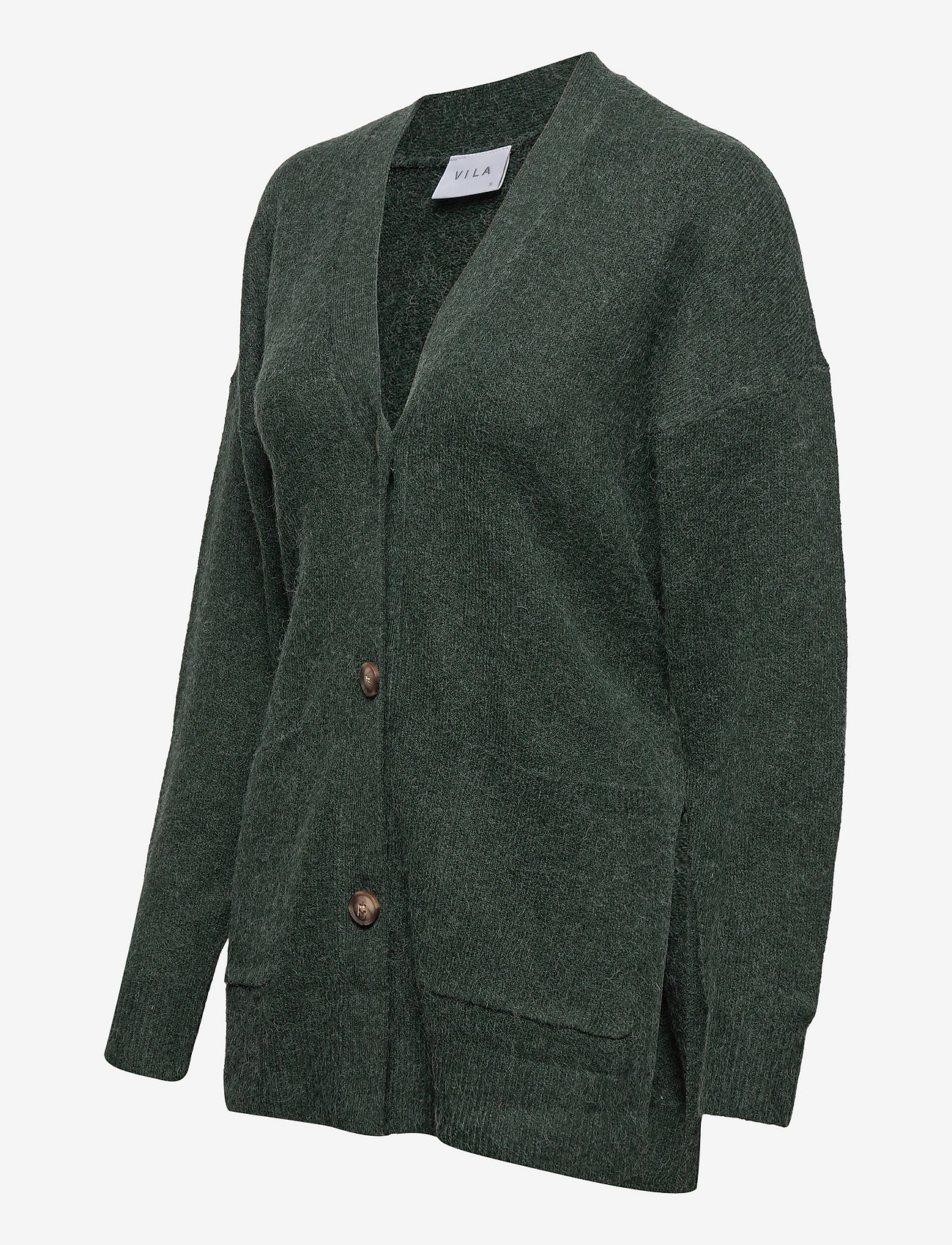 Vila - VIHAILEY BELT L/S KNIT CARDIGAN/SU - darkest spruce - 3