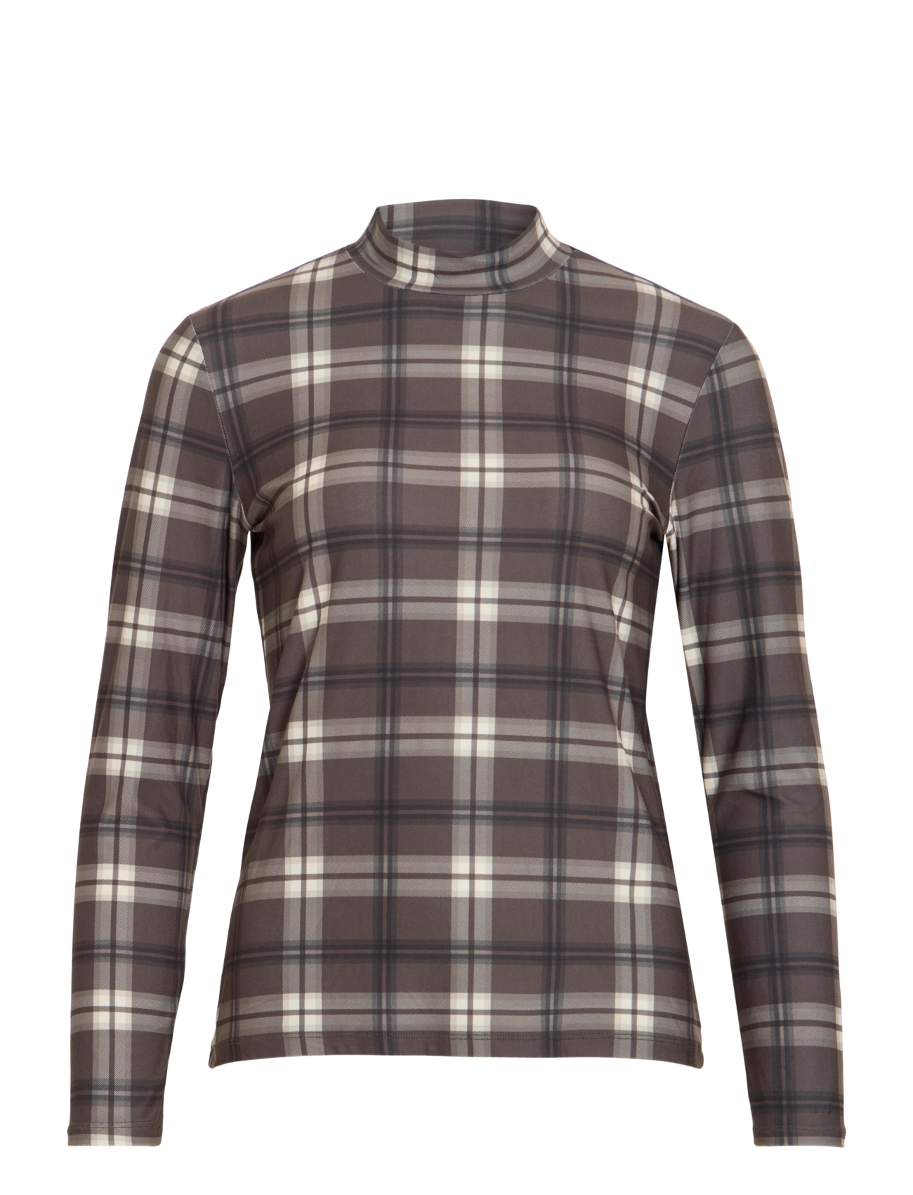 Vila VILEOA L/S HIGH NECK TOP - NOOS - Kleidung - COFFEE BEAN / brown