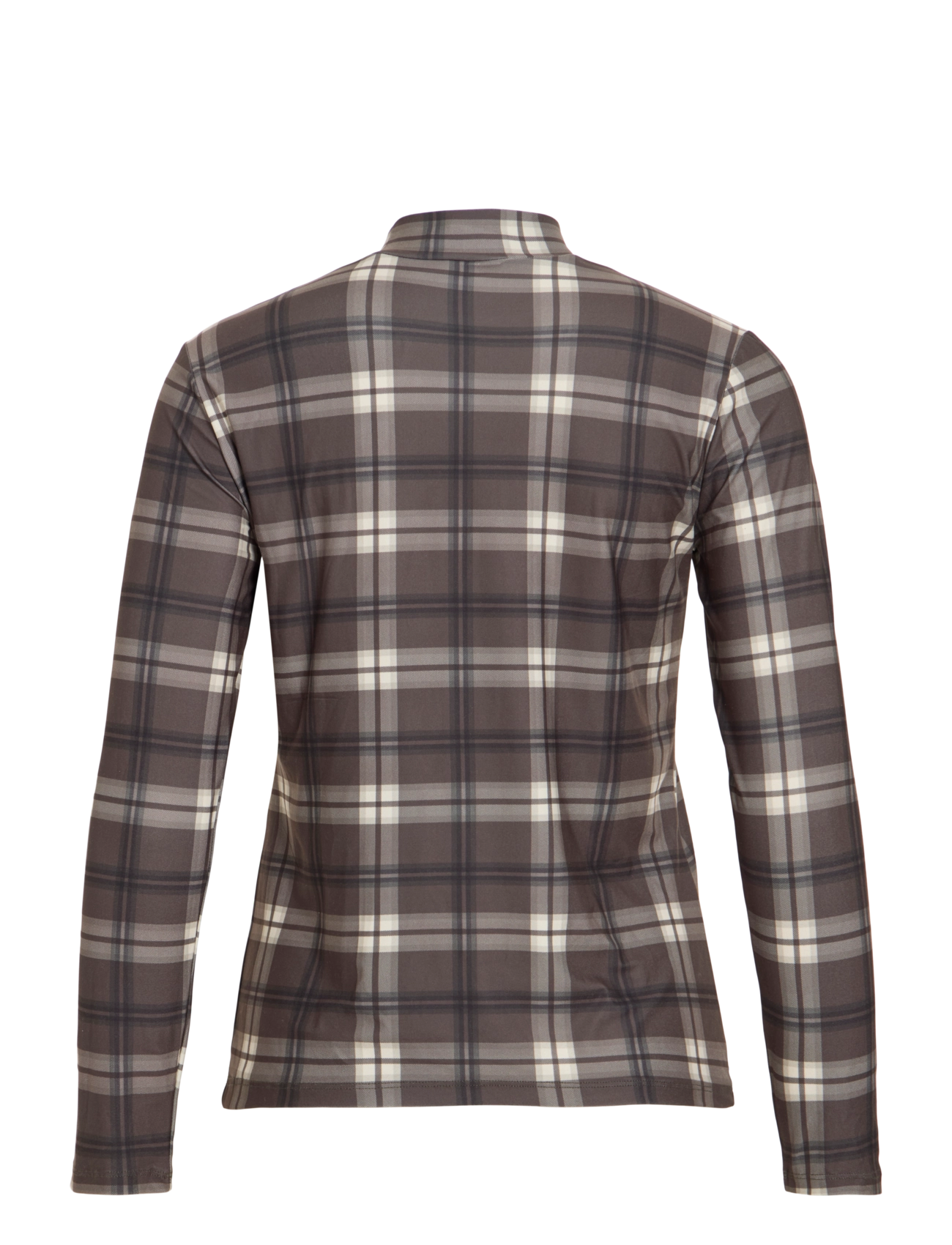 Vila - VILEOA L/S HIGH NECK TOP - NOOS - coffee bean - 1
