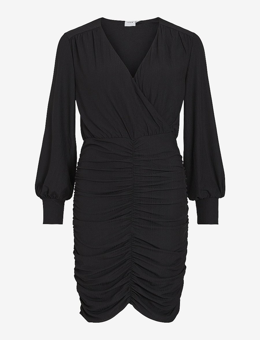 Vila - VIPARTINA L/S DRESS - NOOS - black - 1