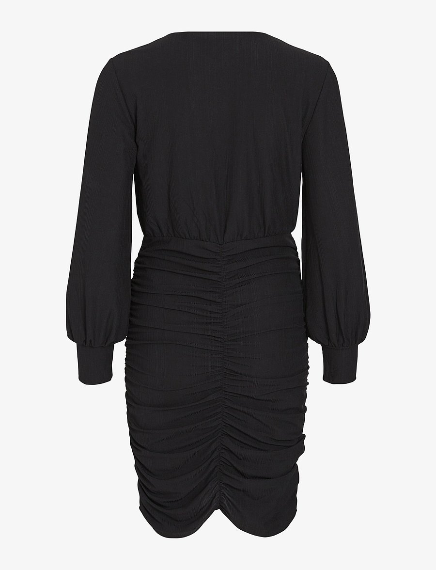 Vila - VIPARTINA L/S DRESS - NOOS - black - 2
