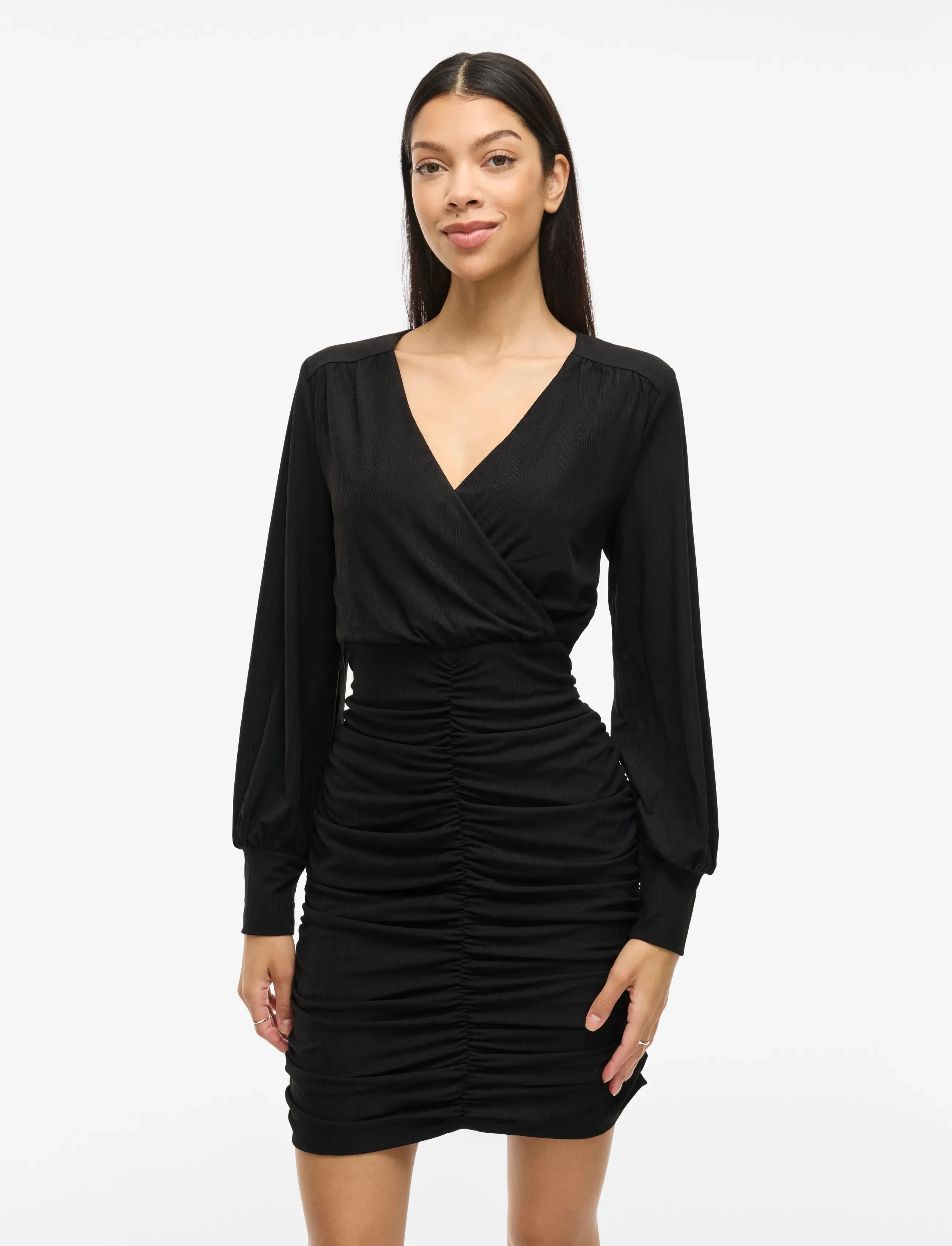 Vila - VIPARTINA L/S DRESS - NOOS - black - 0