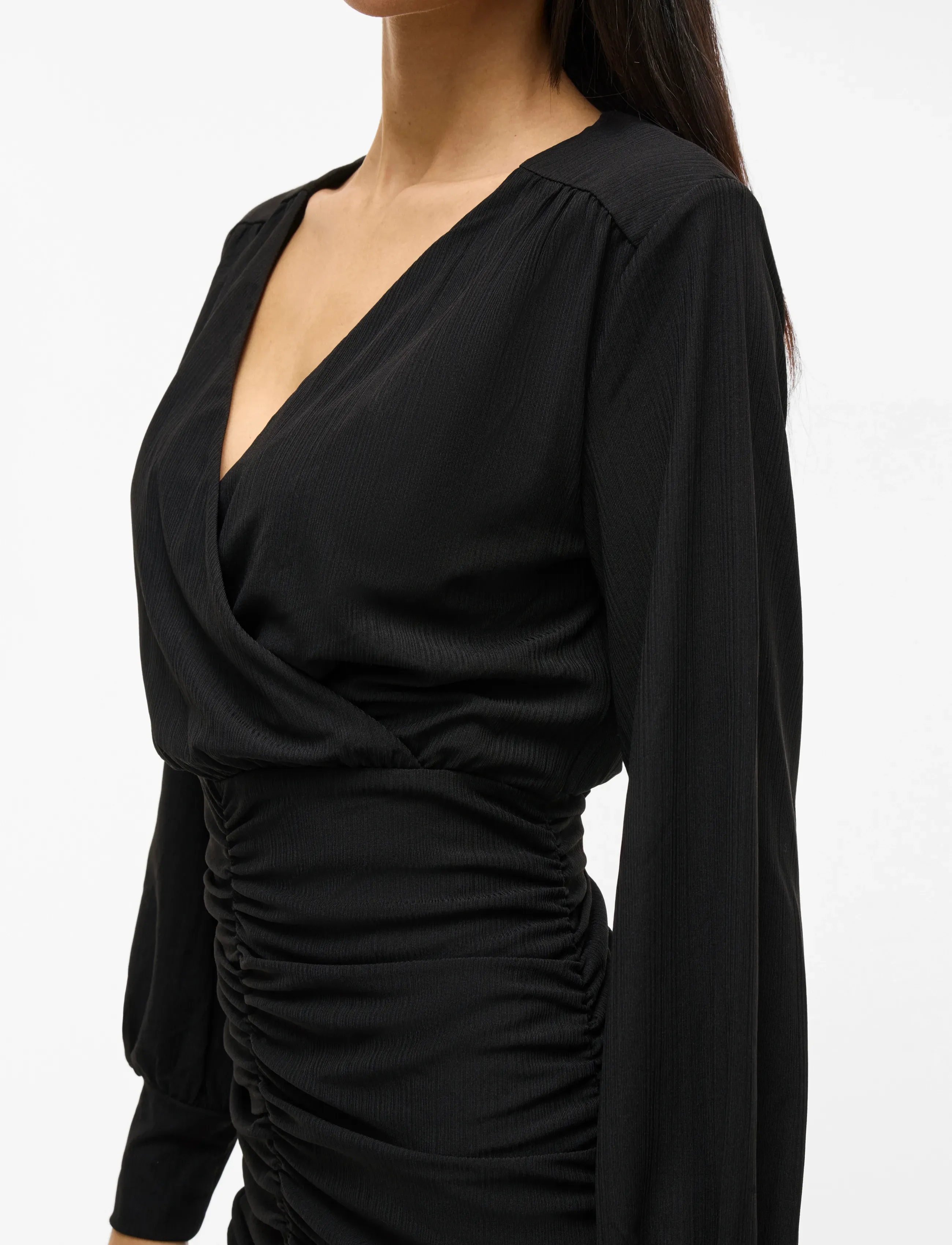 Vila - VIPARTINA L/S DRESS - NOOS - black - 5
