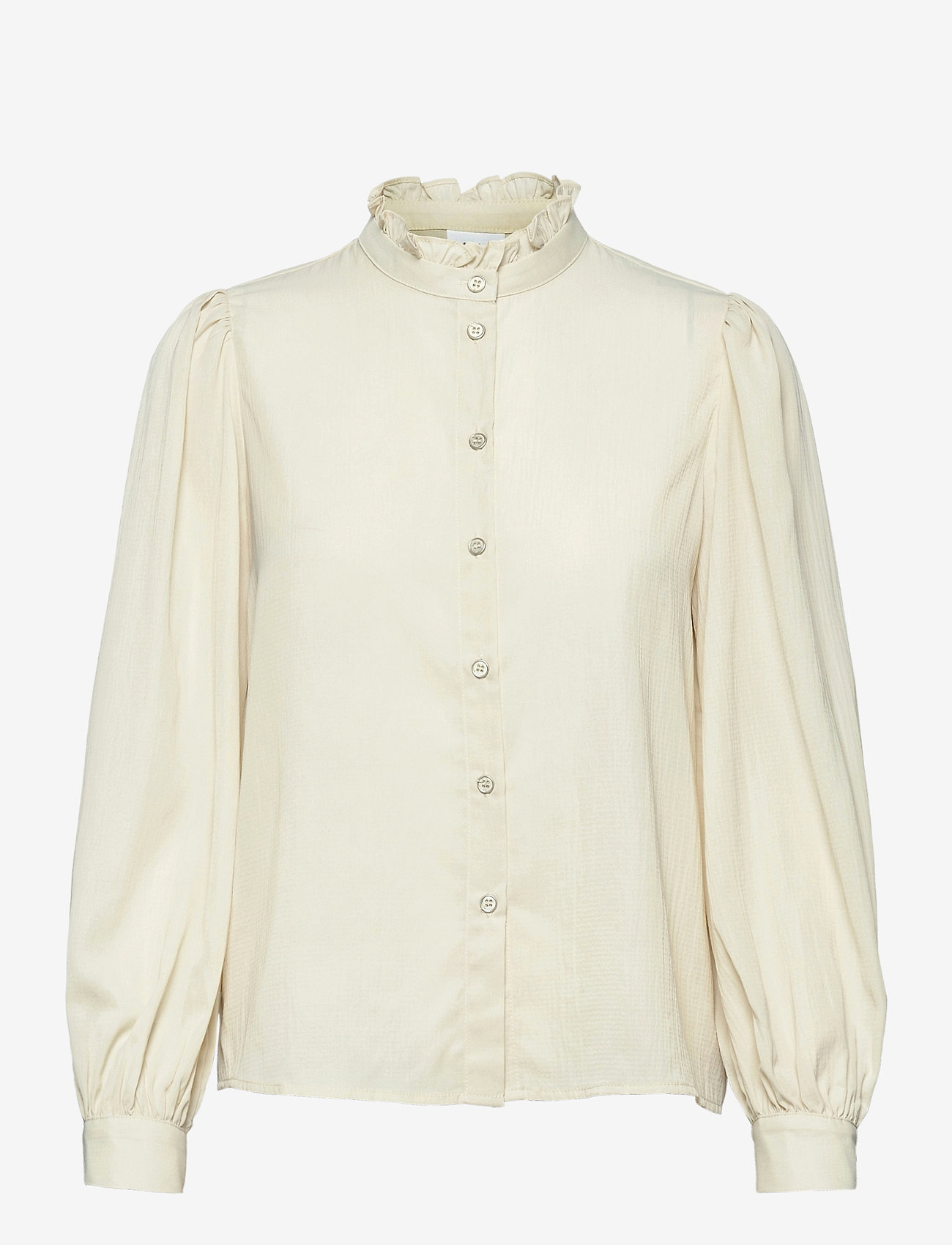 Vila - VIELINOR L/S BALLON SLEEVE SHIRT/ZA - birch - 0