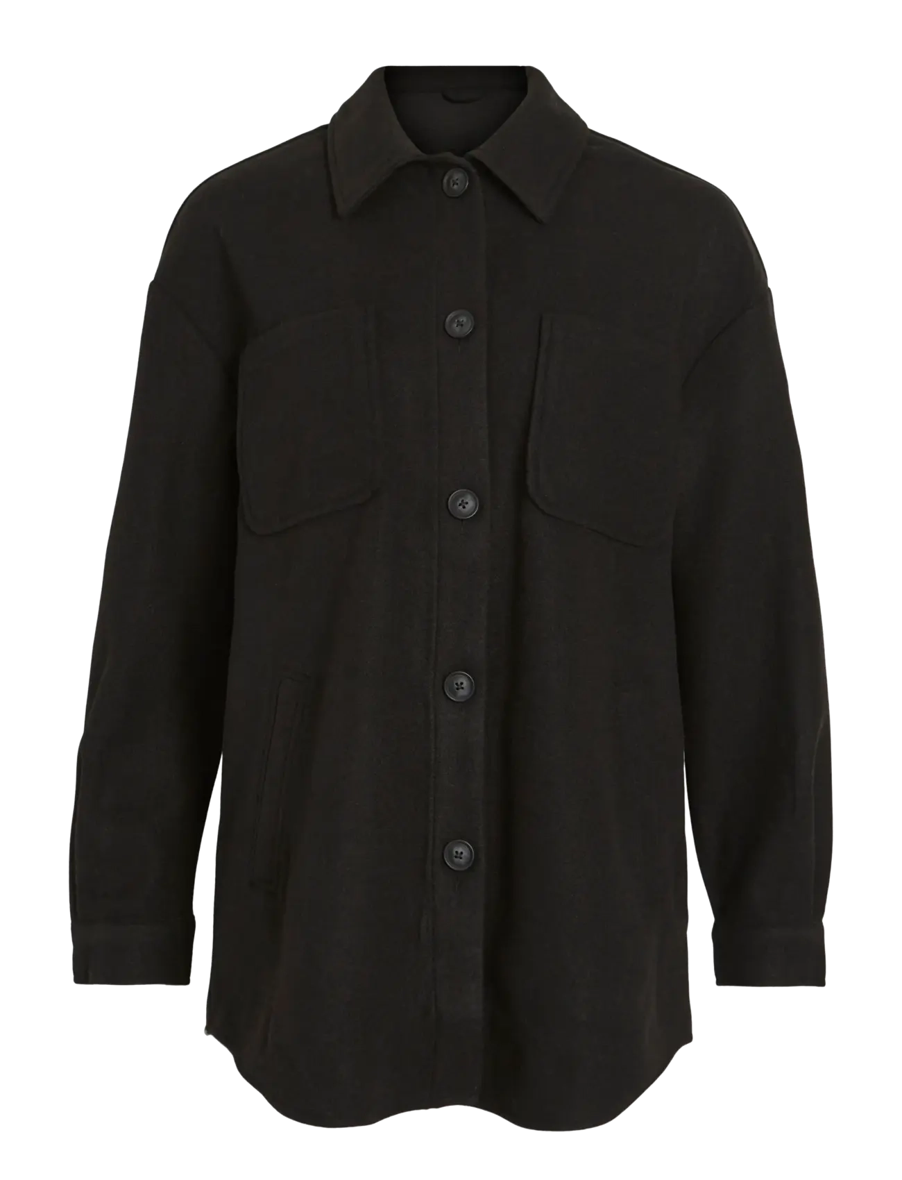 VILA Vikimmi Shirt L/S Jacke - Noos Schwarz - XS - Damen