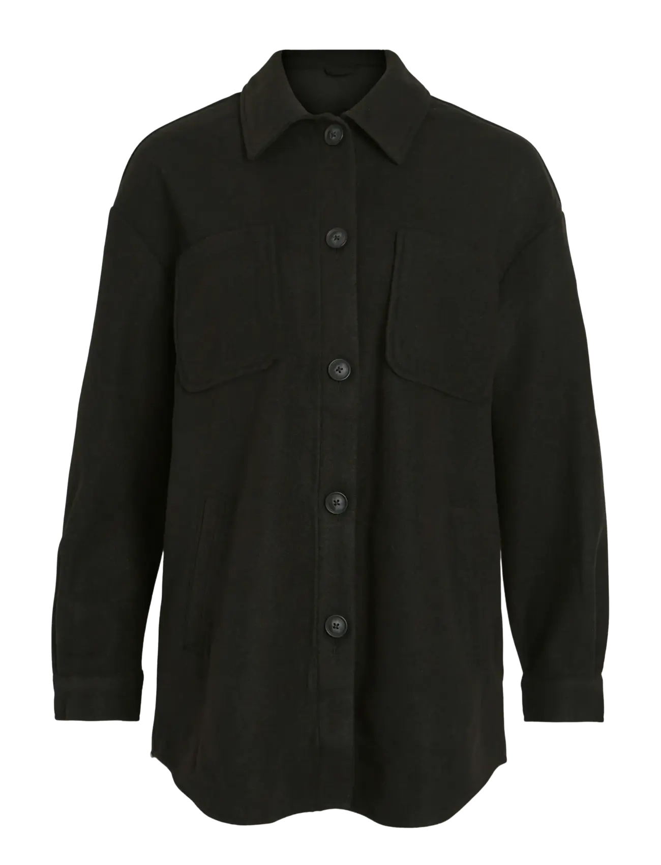Vila VIKIMMI SHIRT L/S JACKET - NOOS - Vila - BLACK / black