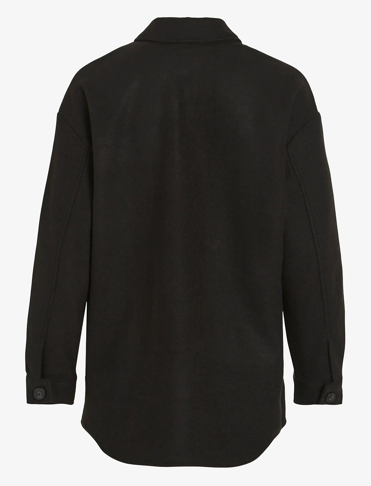 Vila - VIKIMMI SHIRT L/S JACKET - NOOS - overshirts - black - 2