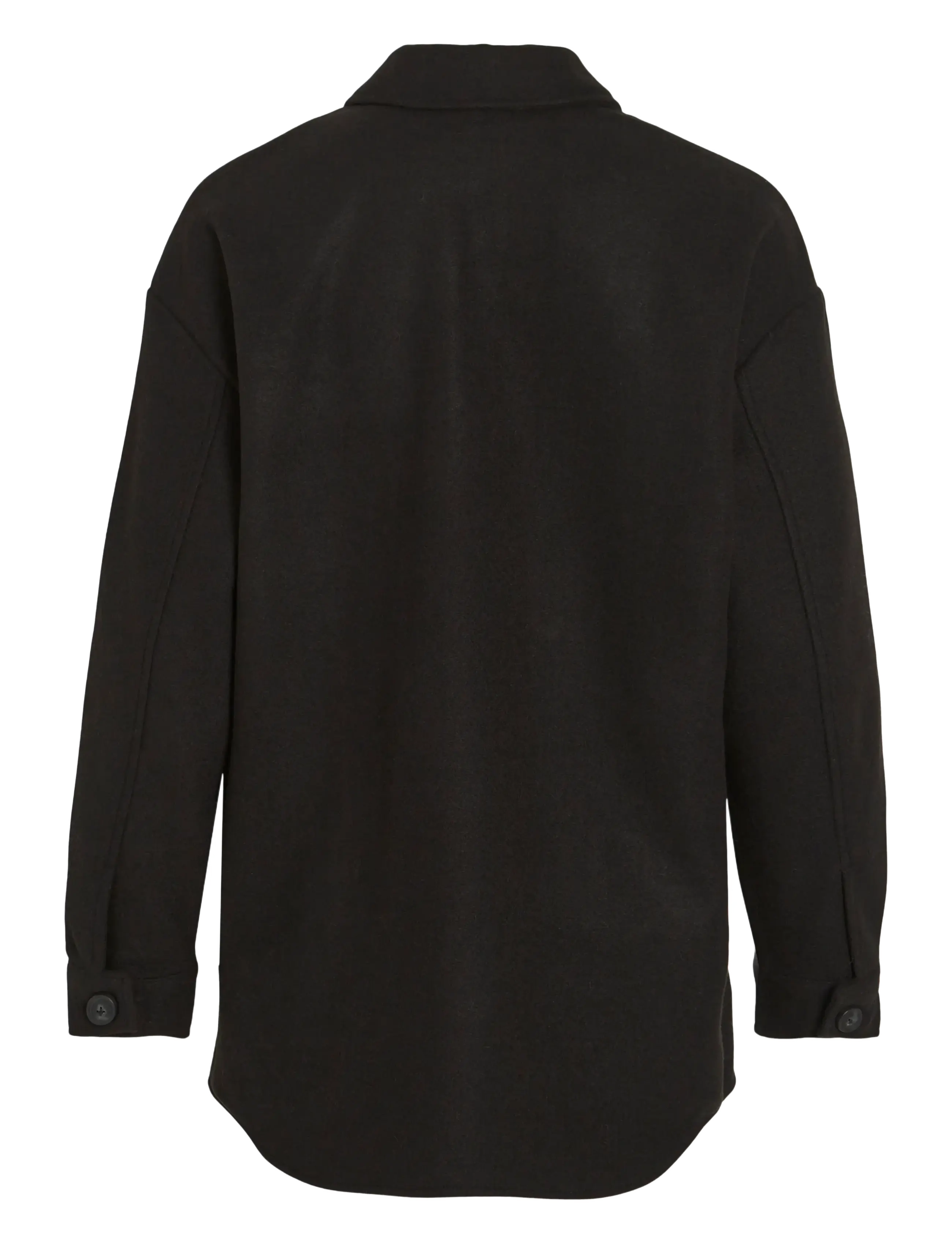 Vila - VIKIMMI SHIRT L/S JACKET - NOOS - overshirts - black - 2