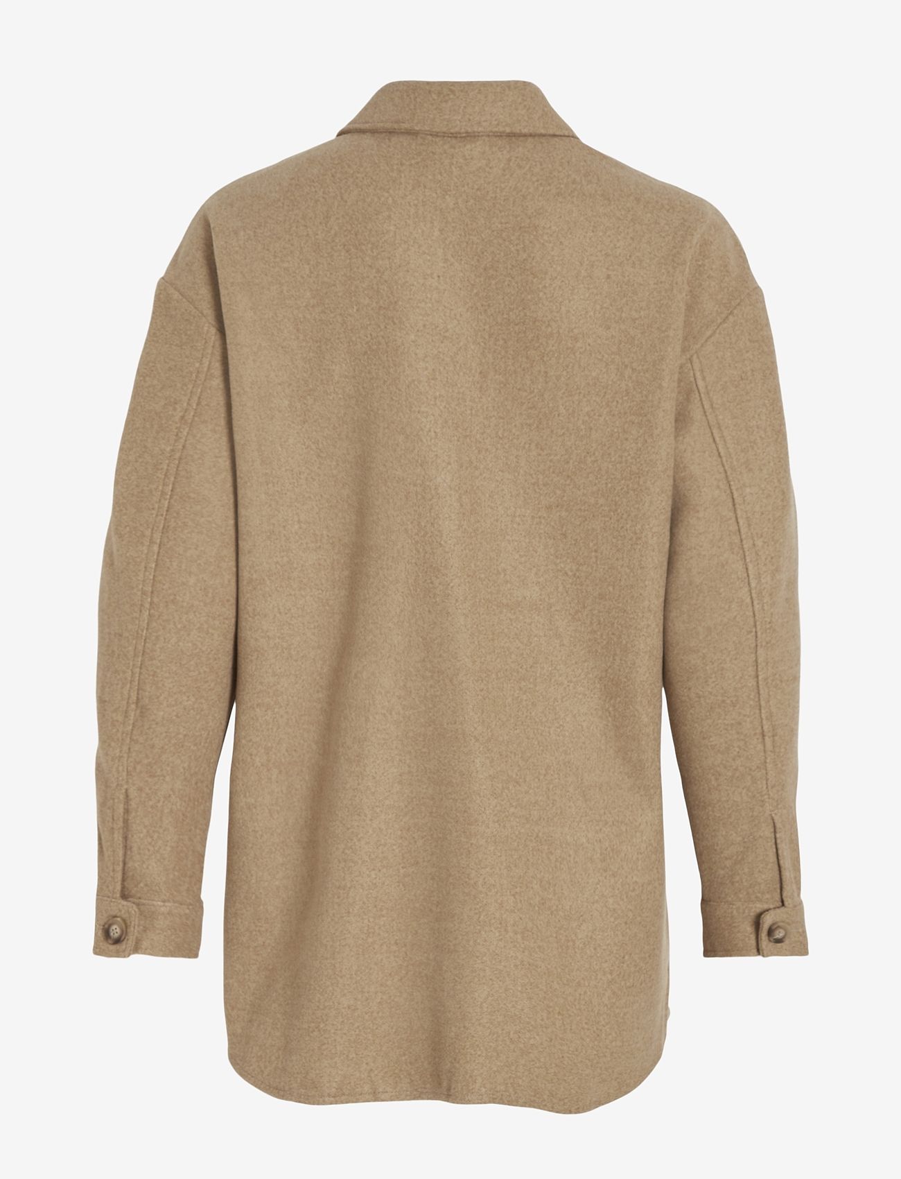 Vila - VIKIMMI SHIRT L/S JACKET - NOOS - overshirts - tigers eye - 2