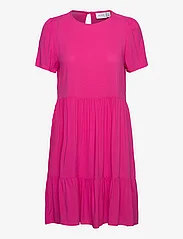 Vila - VIPAYA S/S DRESS - NOOS - krótkie sukienki - pink yarrow - 0