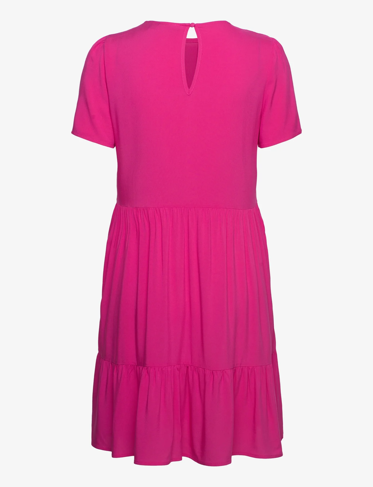 Vila - VIPAYA S/S DRESS - NOOS - madalaimad hinnad - pink yarrow - 1